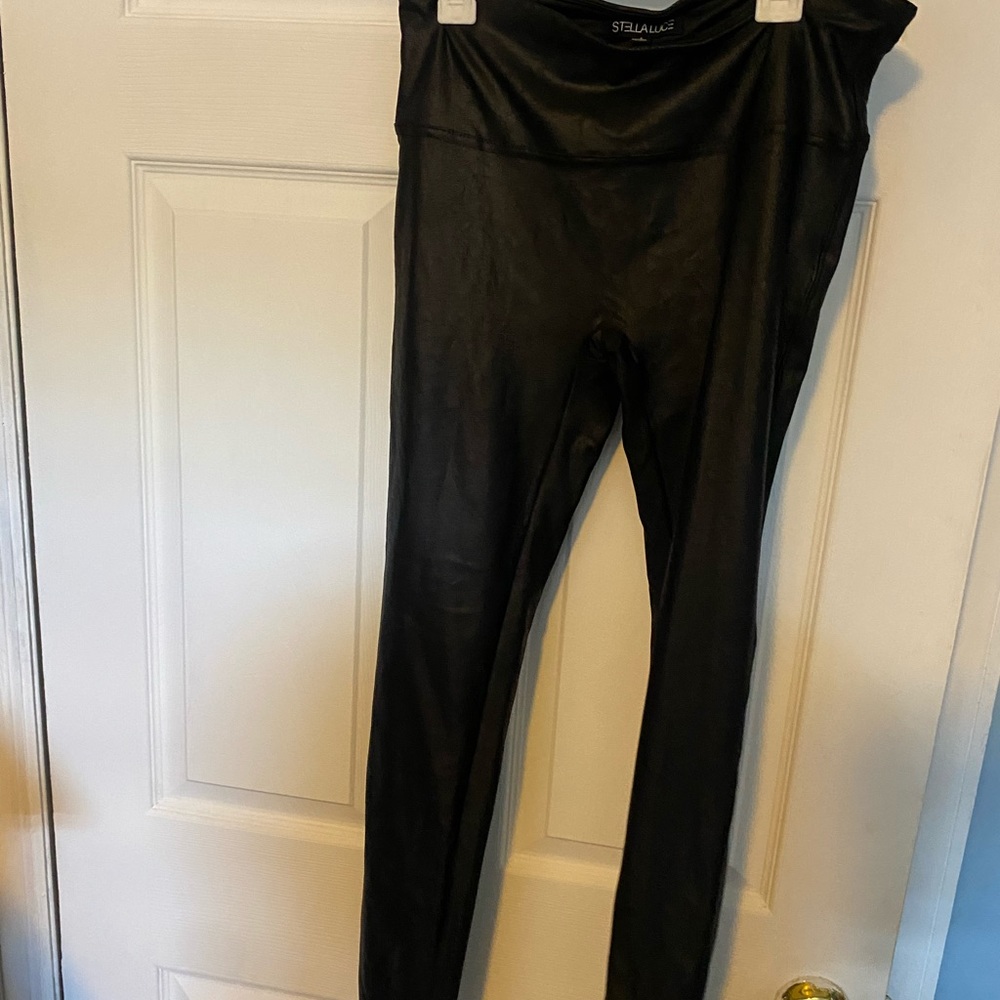 Leather leggings